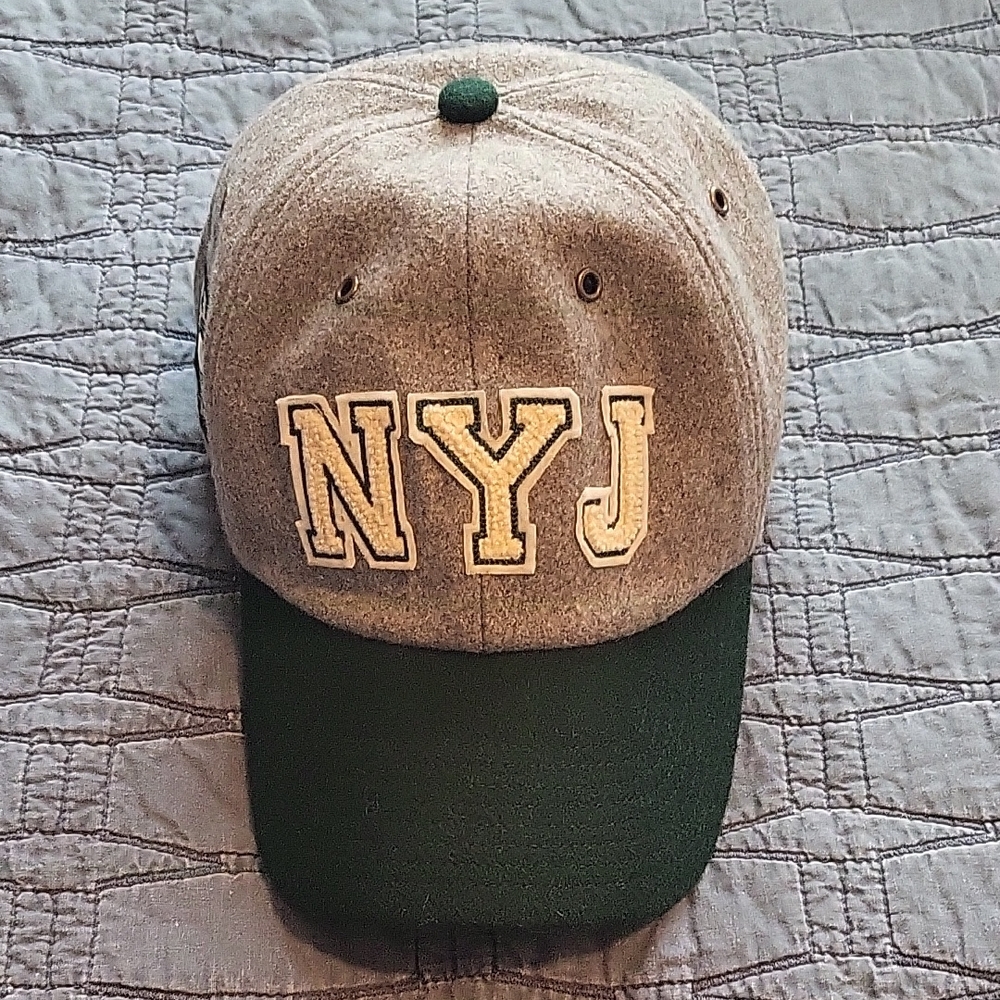 Stoney Clover Lane Gray and Green NYJ Hat NWOTs